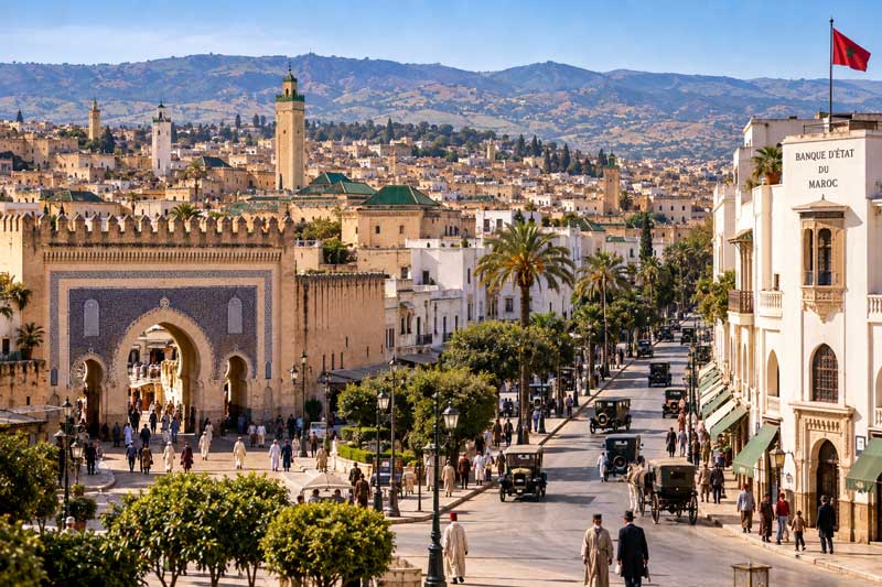 Fes in 1912 and the French Protectorate